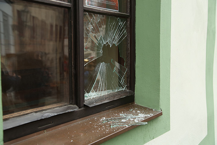 A2B Glass are able to board up broken windows while they are being repaired in Boston.